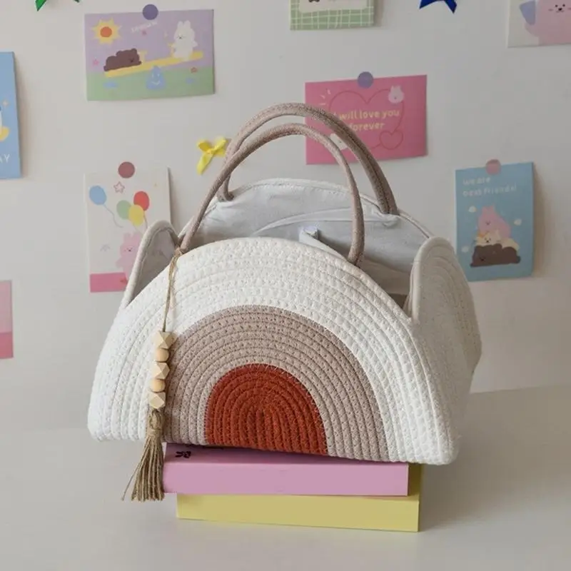 M89C Cotton Baby Essential Case Ergonomic Handle Multi Functional Storage Compartments