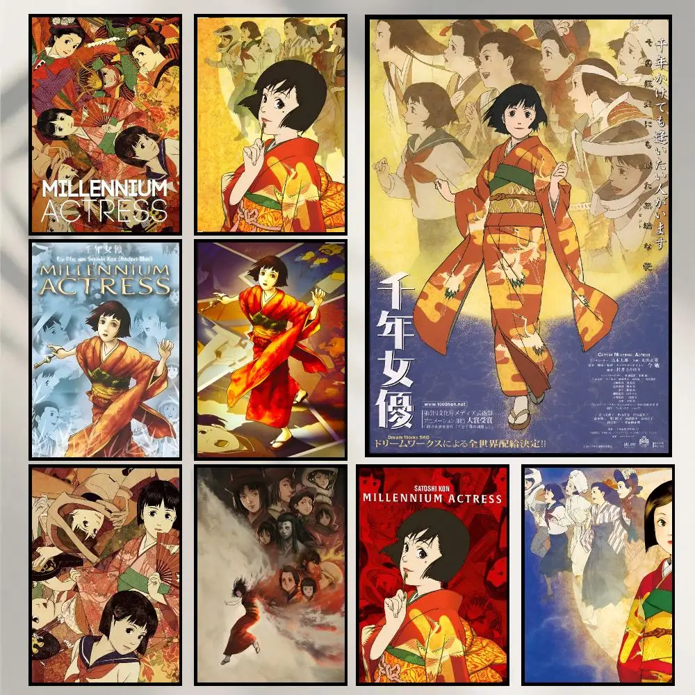 M-Millennium Actress Poster Wall Art Print Art Suitable For Living Room Bedroom Bar Parlor Home Decoration Gift