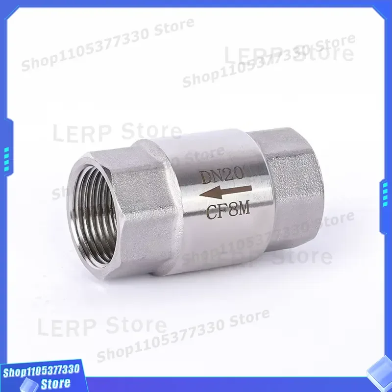 304 316 Stainless Steel Internal Thread Check Valve High Pressure High Temperature Manual Water Gas 6mm 1/4 3/4 1/8 Inch UBT