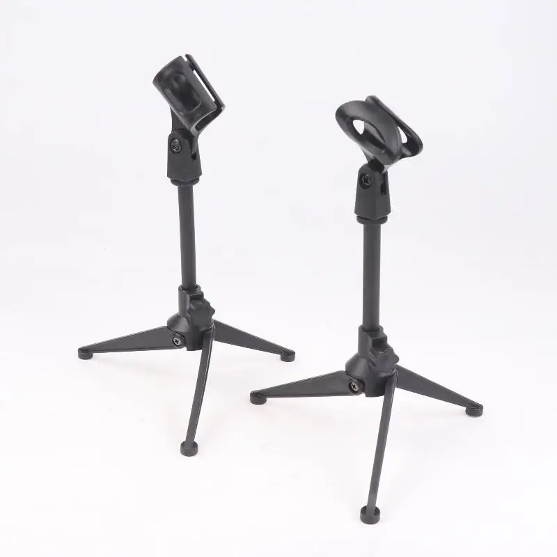 Picture 6: 1Pcs Portable Table Stand Lightweight Bracket Adjustable Microphone Stand Desktop Tripod Table Stand Clip Holder