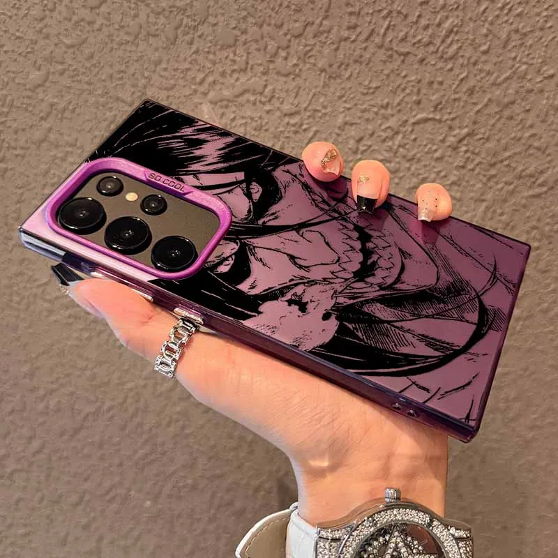 Attack on Titan Cute Cover For Samsung Galaxy S26 S25 Edge S24 S23 S22 S21 S20 FE Ultra Plus Colorful Phone Case