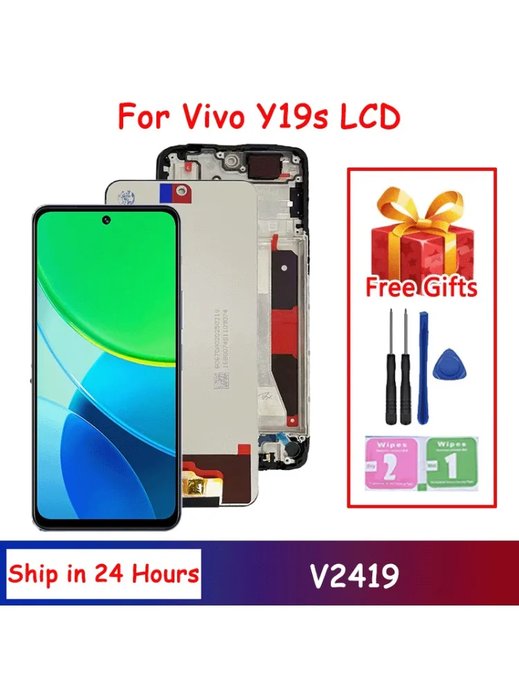 6.68”” AAA+ Ekran LCD z panelem dotykowym i digitizerem do Vivo Y19S, zamiennik wyświetlacza do Vivo 19s V2419, części zamienne do naprawy — zdjęcie produktu 6