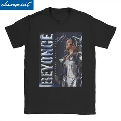 Bluzki damskie damskie Beyonces renesansowe nowatorskie koszulki z krótkim rękawem T-Shirt z okrągłym kołnierzykiem bawełniane 4XL 5XL 6XL