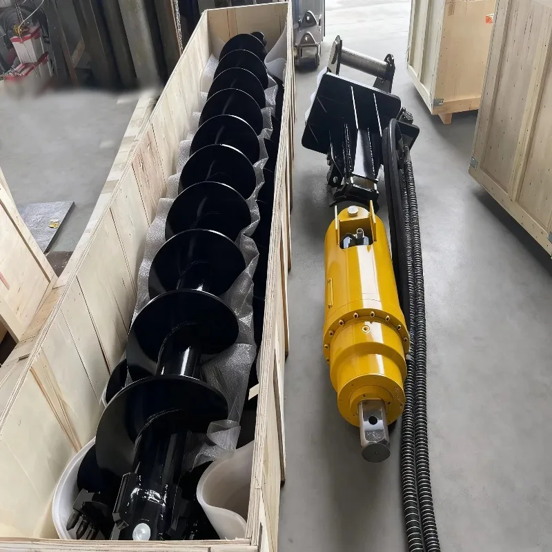 【Best-selling】Manufacturer High-Torque Efficient Soil And Rock Drilling Hydraulic Auger Drill For Excavators