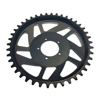 For Bafang BBSHD 48V 52V 1000W Mid Motor Chain Wheel Chainring 42T Cranksets CNC 7075 Aluminum Alloy 8FUN Parts