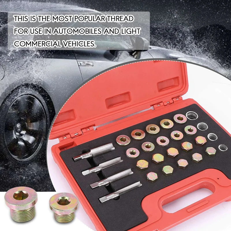 ABGG-64Pc น้ํามันด้ายชุดซ่อม Sump เกียร์ท่อระบายน้ําชุดเครื่องมือ M13 M15 M17 M20