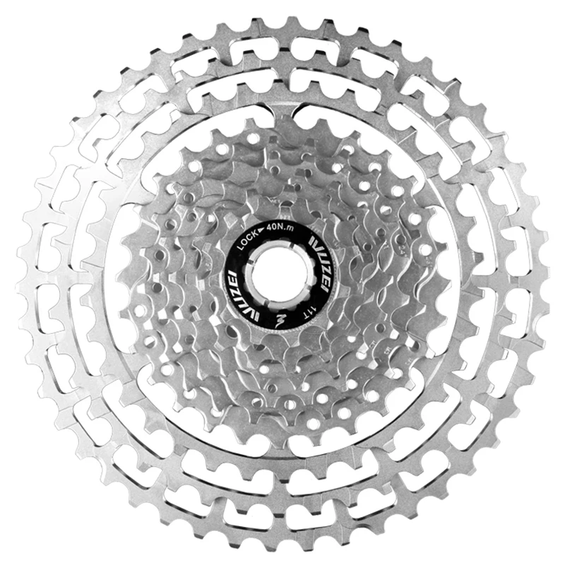

WUZEI 11 Speed 11-46T Cassette Ultralight Freewheel MTB Bike Cassette for Shimano GX