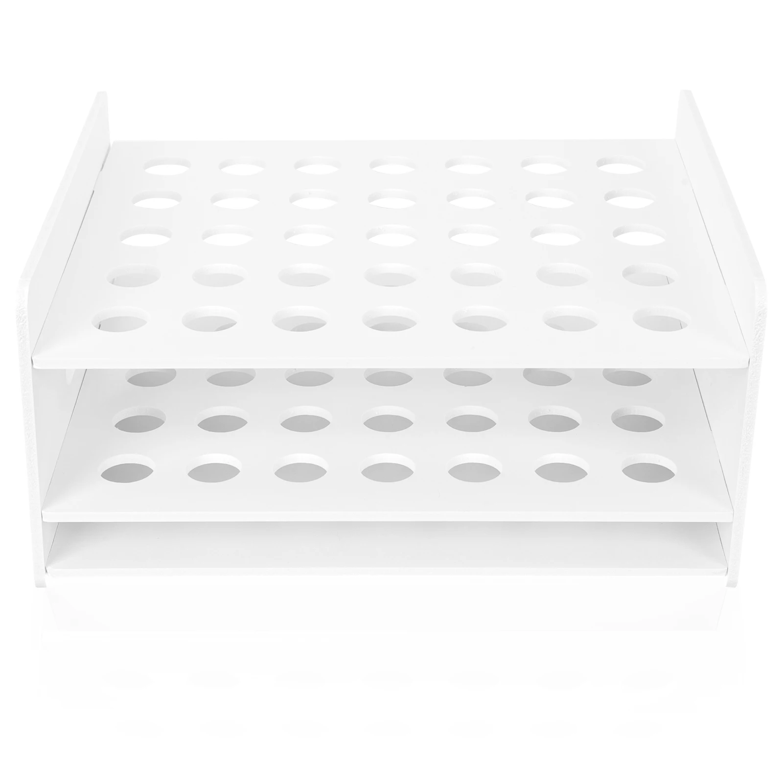 

Scissors Storage Rack Fixed Tube Holders Test Organizer Stationery Wooden Display