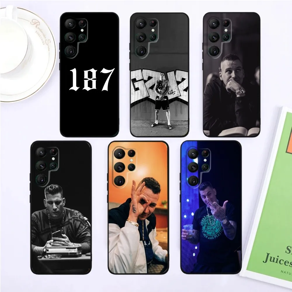 187 Strassenbande GZUZ Phone Case For Samsung S25,S24,S23,22,21,Ultra,Pro,S10,S30Plus,20lite Black Cover