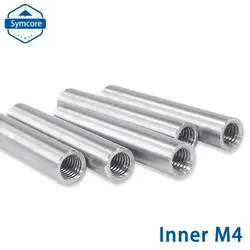 5Pcs Diameter 4.8mm Hollow Straight Tube Double Headed M4 Inner Thread Connecting Pipe Inner Thread Straight Pipe Rod Accessorie