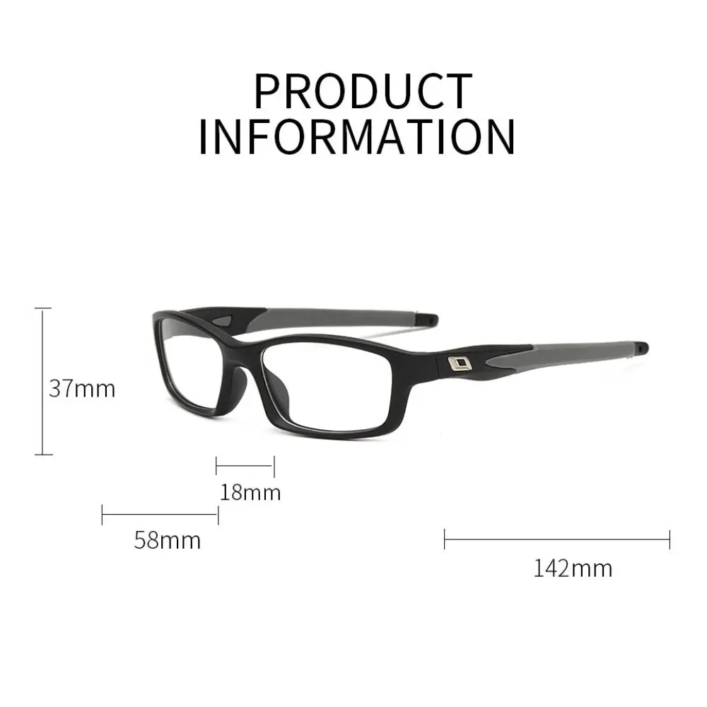 PC Plastic Reading Glasses 6 Colors Rectangle Presbyopia Eyeglasses Decorative Glasses Anti Eyestrain Reading Glasses Readers