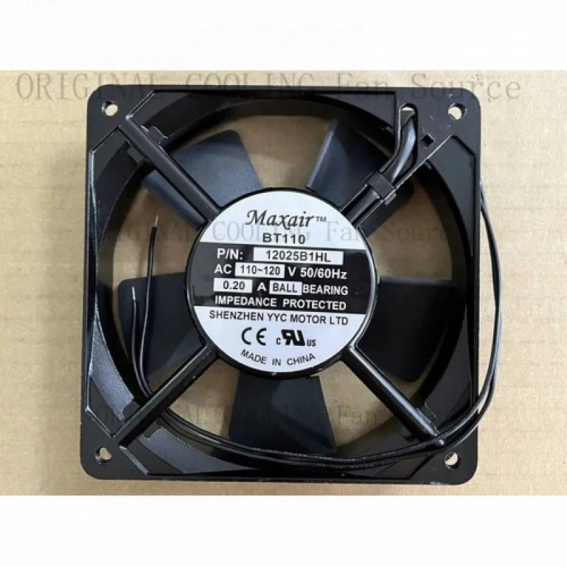 B+ 1 pieza nueva PARA Maxair BT110 12025B1HL 110~120V12025 12cm 50/60Hz 0.20A