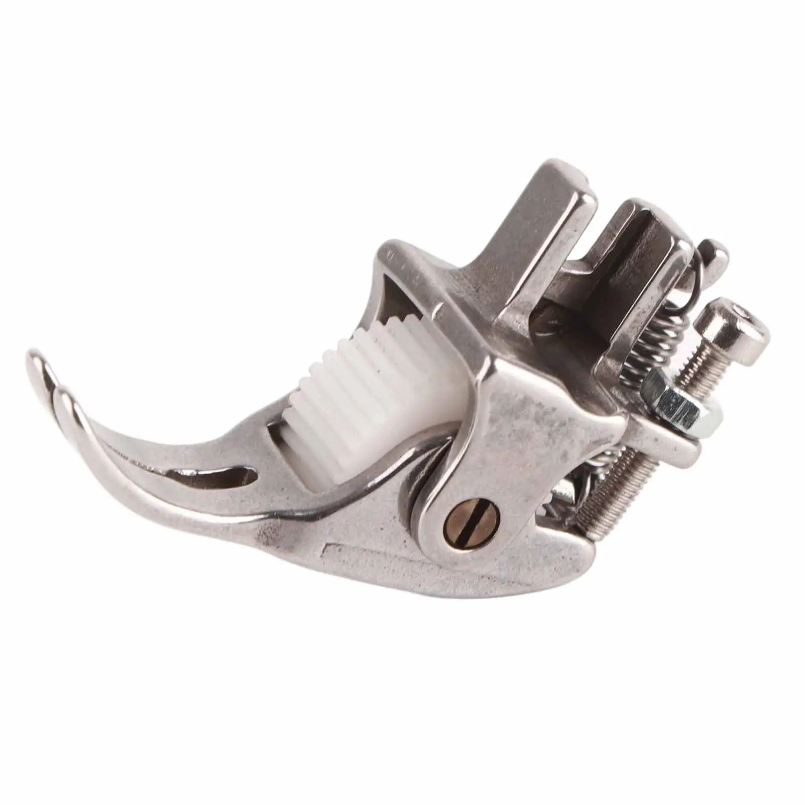 Adjustable Roller Presser Foot for Sewing Machine - Ideal for leather & Thick Fabrics, Essential Sewing Tool