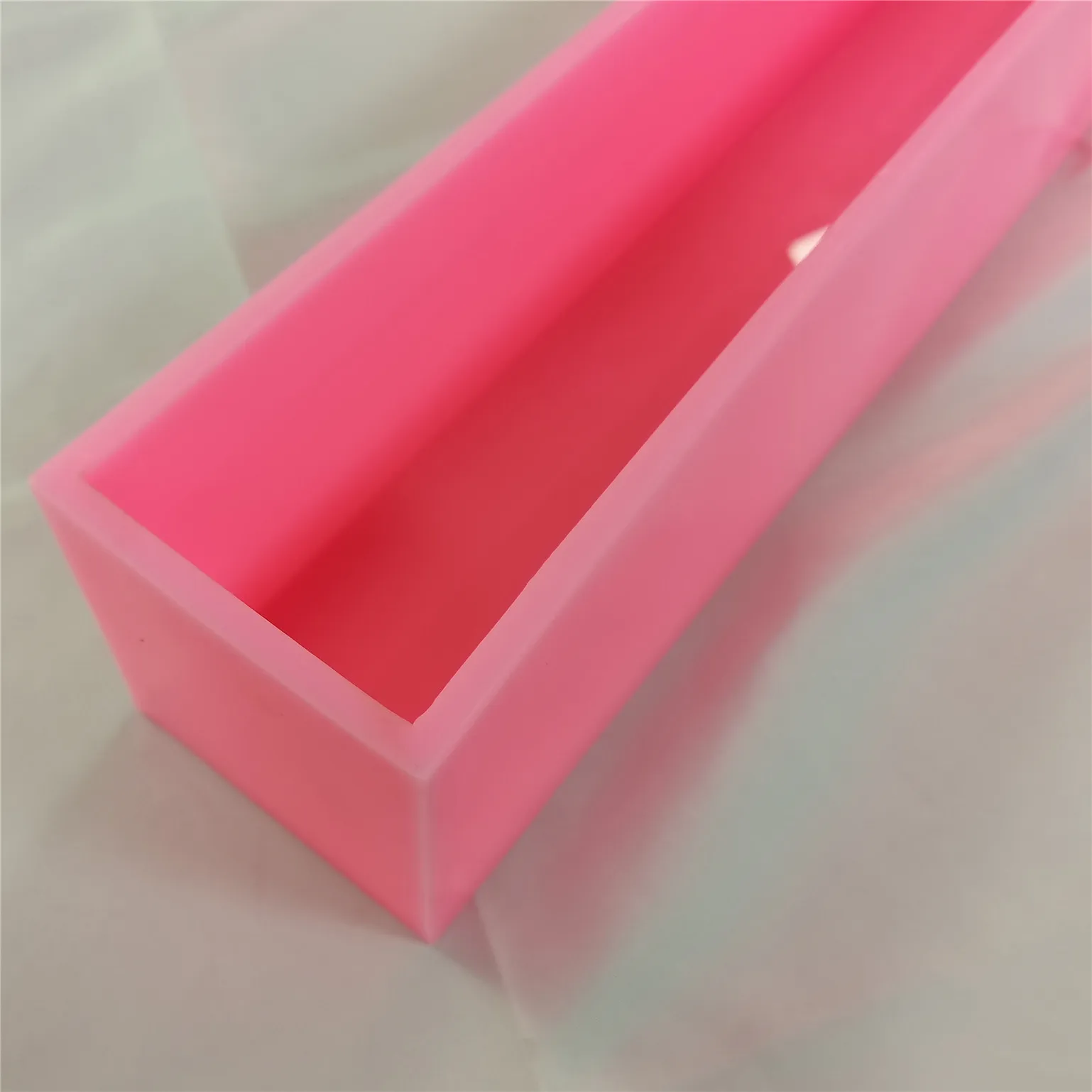 Long Silicone Liner Mold, Natural Soap Mould Liner, Soap Capacity, 135 ounce, 8.4 lb, 3.8 kg, Size 23.6x3x3.3 inch