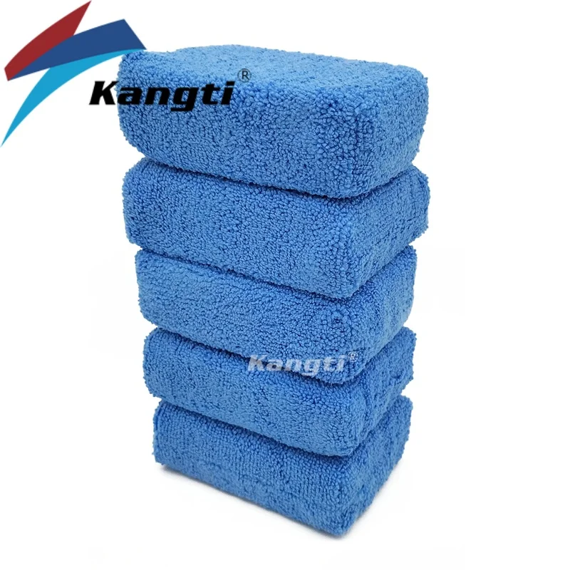 

Автомобильные подушечки для аппликатора воска из микрофибры, мягкая автодетейлинг, восковая губка, прямоугольная пена, полировальная подушечка для ухода за краской автомобиля, автоочистка