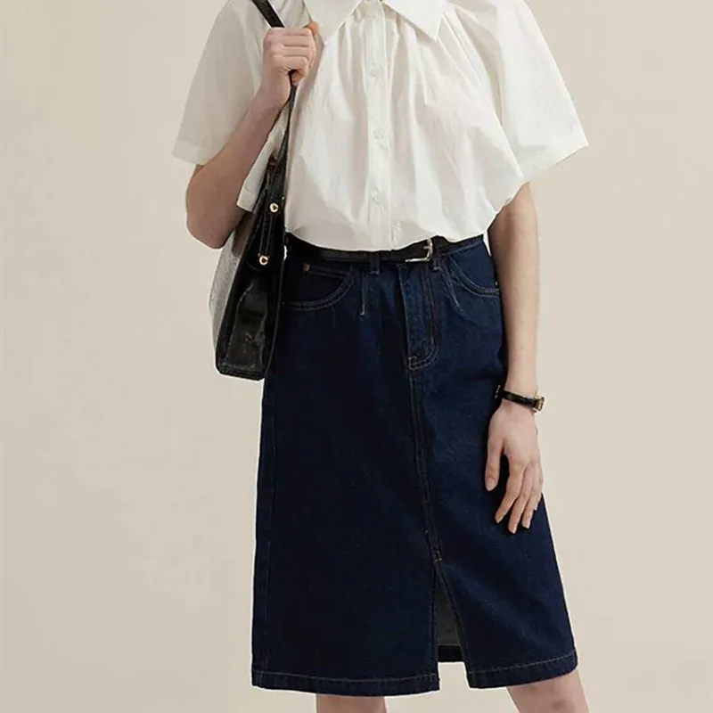 

Женская рубашка из длинноволокнистого хлопка и льна молочно-желтого цвета с коротким рукавом, в повседневном стиле, удобная, дышащая, с полосками на воротнике.