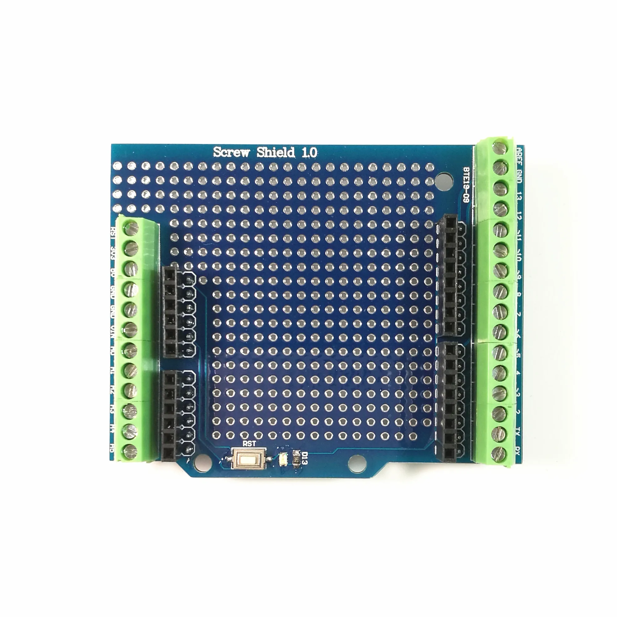 Screw Shield 1.0 Terminal Board Compatible with UNO R3/MEGA2560 KF350 3.5mm Pitch Welding Version  [Factory]
