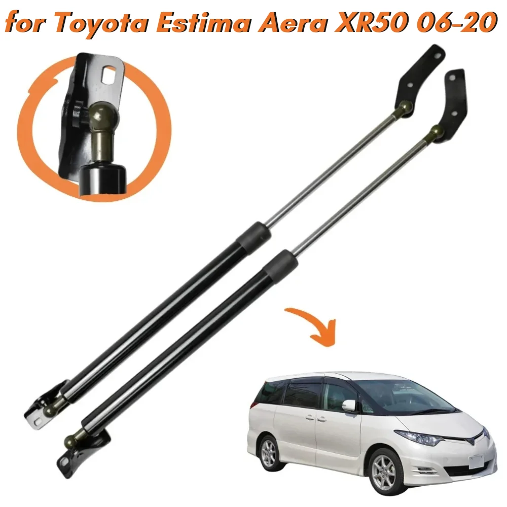 Qty(2) Trunk Struts for Toyota Estima Aera 3rd XR50 Minivan 2006-2020 Toyota Previa Rear Tailgate Boot Lift Support Gas Springs