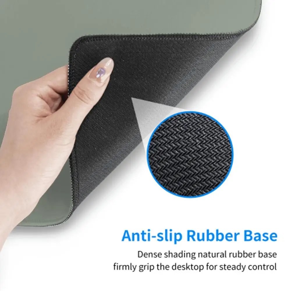 Pure Black Mouse Pad Gaming XL Computer Home New Mousepad Minimalist Desk Mat Office Home Lock Edge Anti Slip Mousepad Mausepad