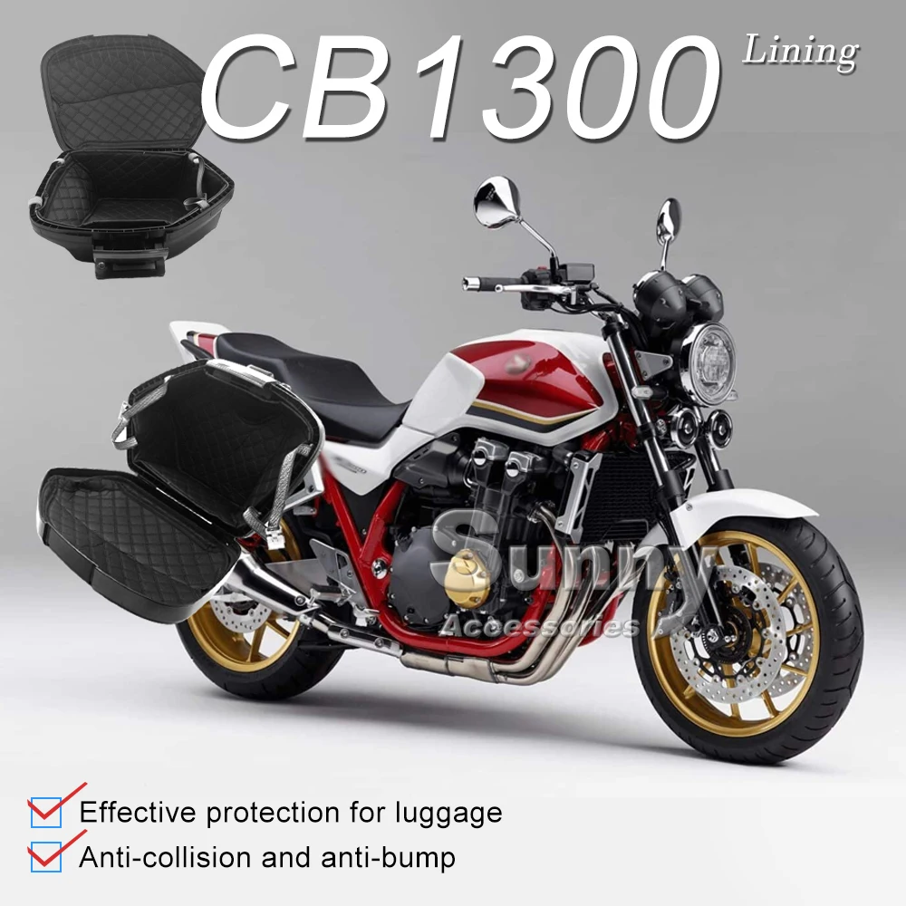 Forro de Cuero PU para Maletas Laterales de Motocicleta Honda CB1300, CTX 700, CTX700, Nc750x