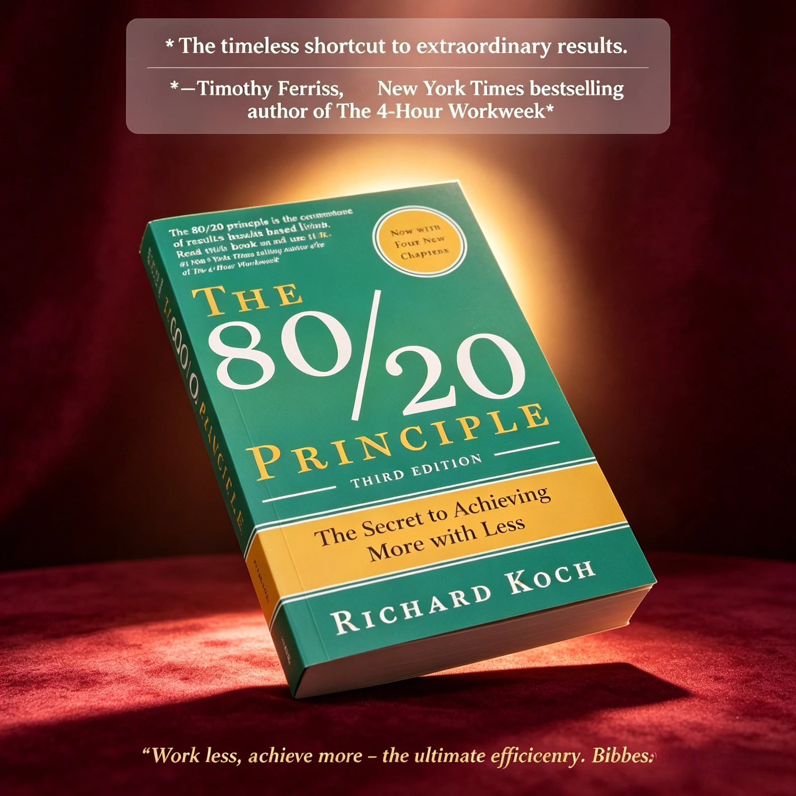 The 80/20 Principle Third Edition By Richard Koch Productivity Self Help Business Strategy Book