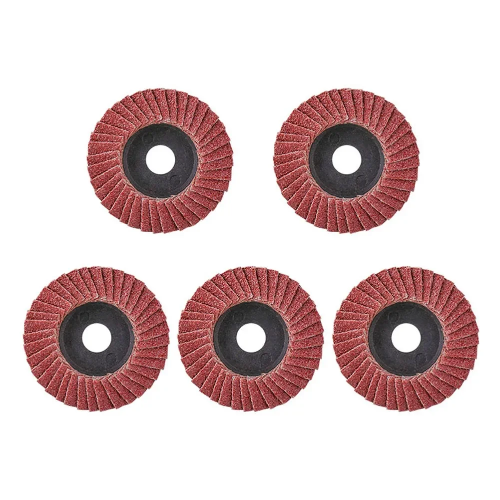 5 PCS Grinding Wheel Saw Disc Circular Cutting Disc Professional Grade 50mm Flap Polishing Disc for Angle Grinder Pack of 5