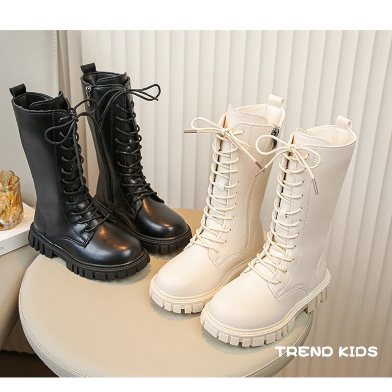 

Детские модные высокие сапоги для мальчиков и девочек 3–18 лет, нескользящие детские одинарные сапоги на четыре сезона, высокие сапоги для девочек