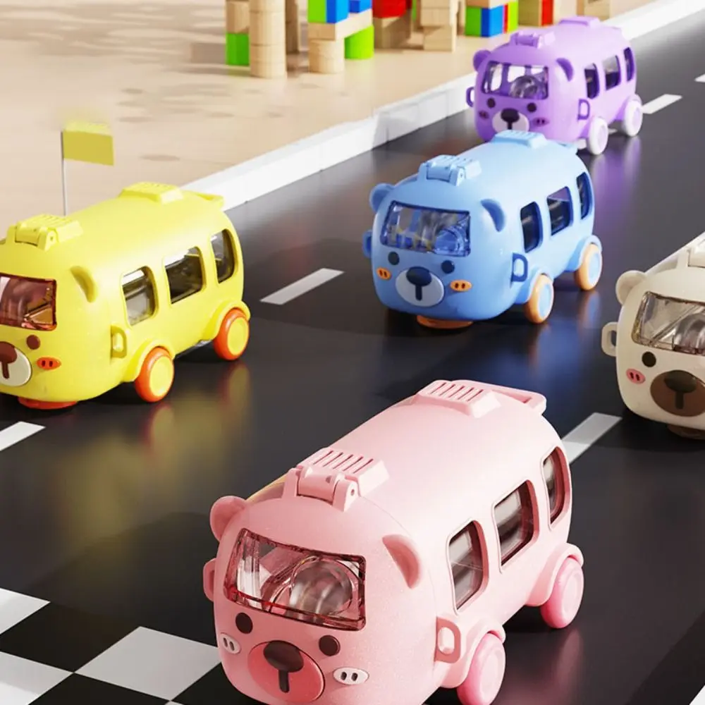 

Cute Cartoon Bus Children Straw Cup Large Capacity 500ml Water Bottle Toy Car Model Bounce Straw Kettle Outdoors