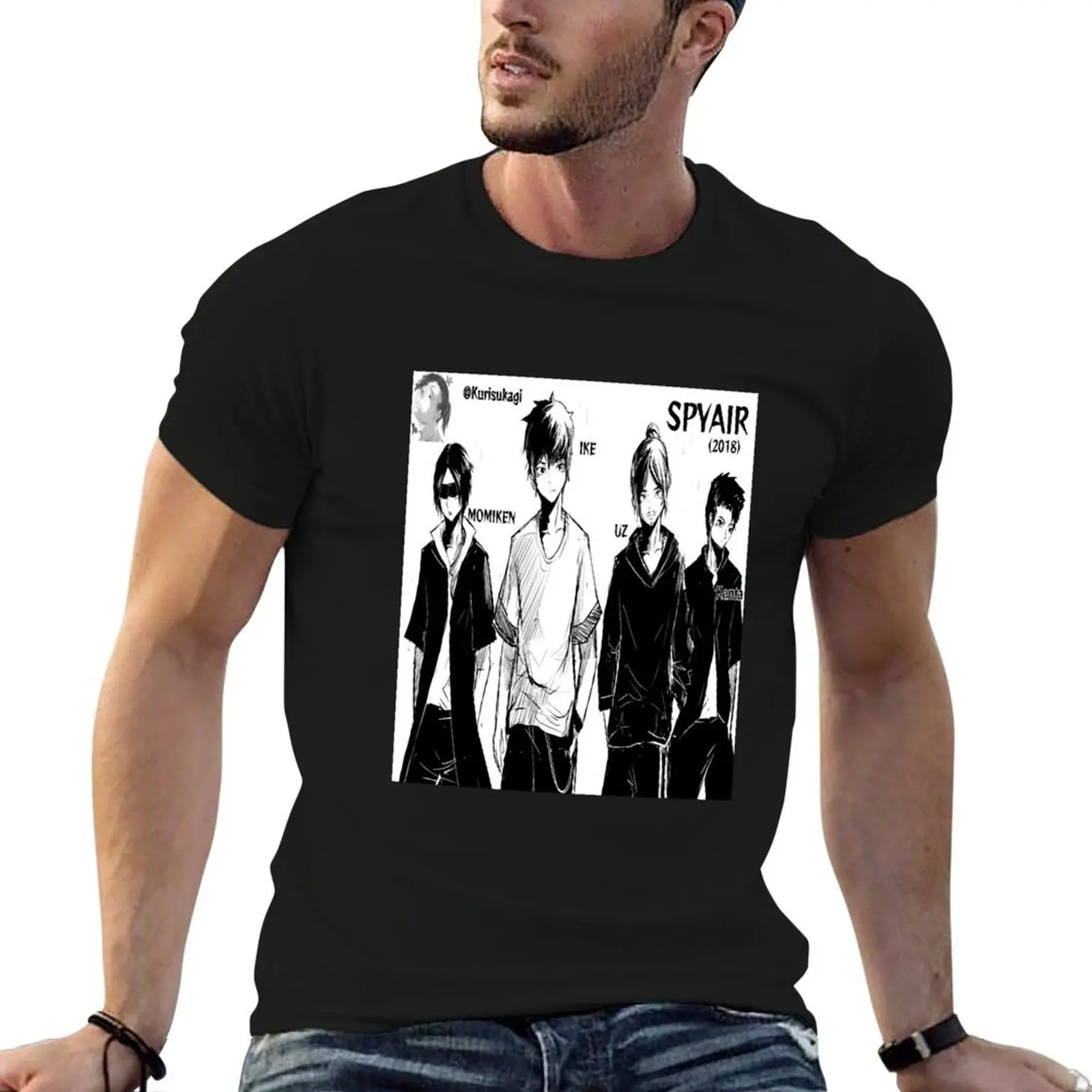 spyair 4 T-Shirt man t shirts graphic man t shirt heavy cotton men t shirt cotton 100% T-shirt