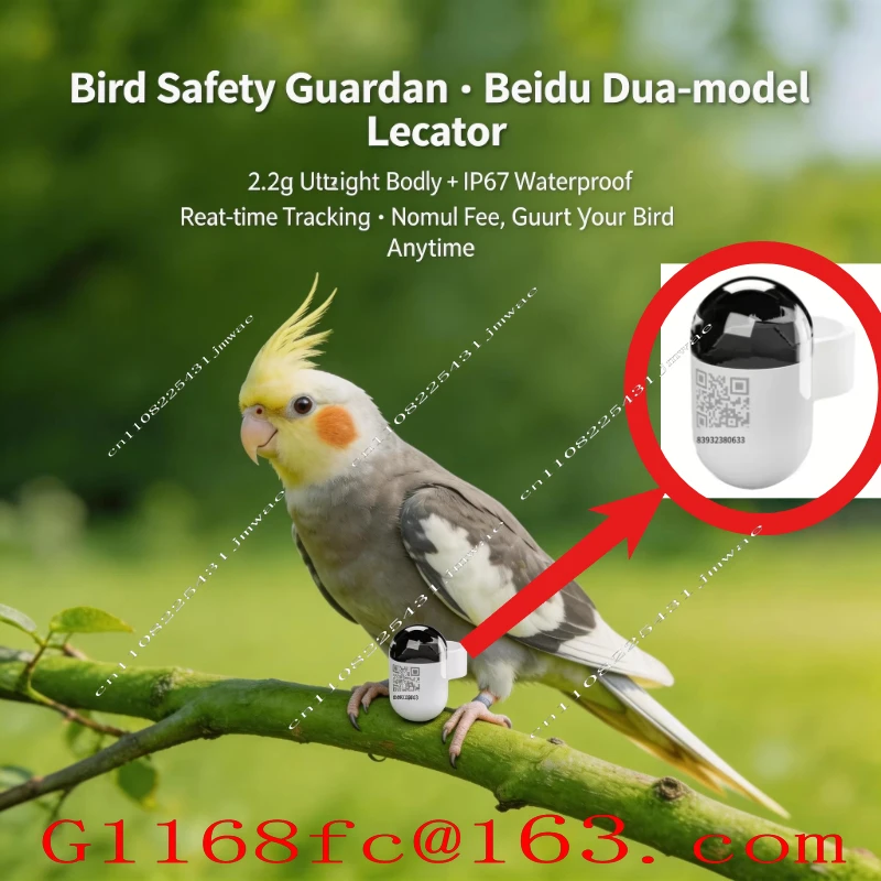 Mini Real-Time GPS  Locator Waterproof Pigeon Ring 4G Network GSM Android IOS Trajectory Locator Made Durable Plastic LBS