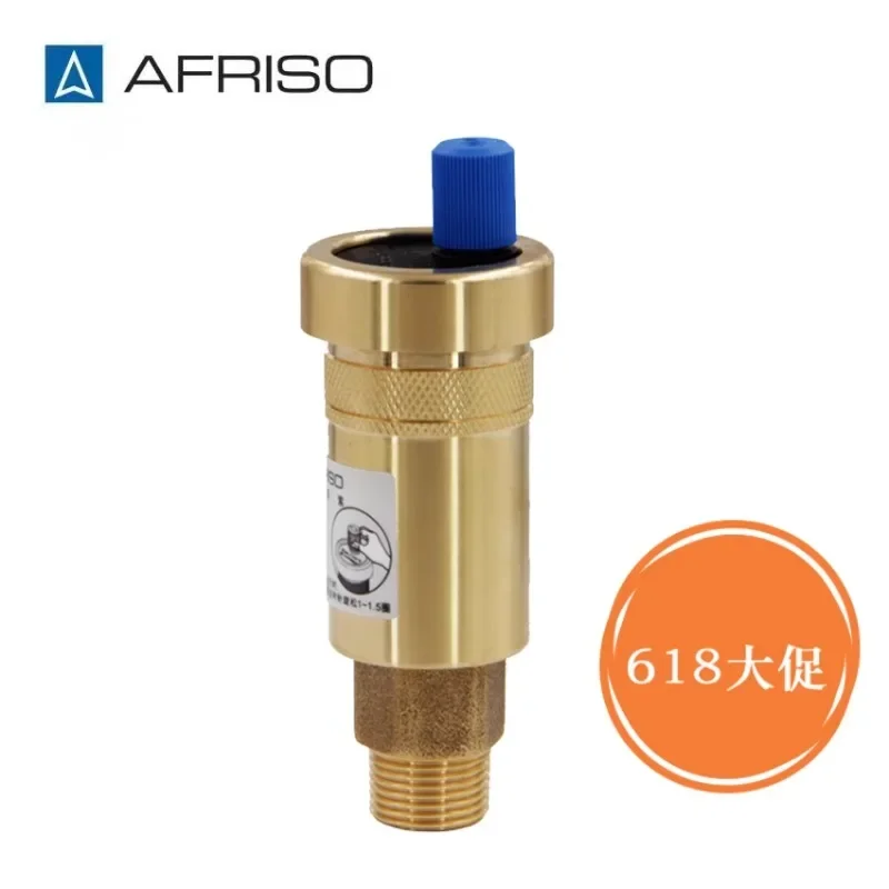 Exhaust valve automatic German Fisso AFRISO automatic exhaust valve ASMO with adapter for underfloor heating system