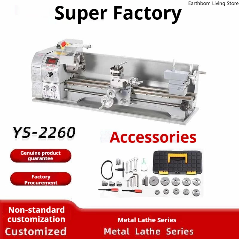 Multi-functional Mini Lathe Accessories Precision Mini Lathe Completeness Durable Commercial Machinery Tornio Compatto ZY60XXCC