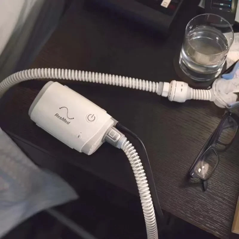 مجموعة قناع Airmini Airfit P10 لـ Resmed Air Mini CPAP مجموعة وسائد الأنف مع أنبوب قصير لأغطية الرأس وتوقف التنفس أثناء النوم HumidAirX