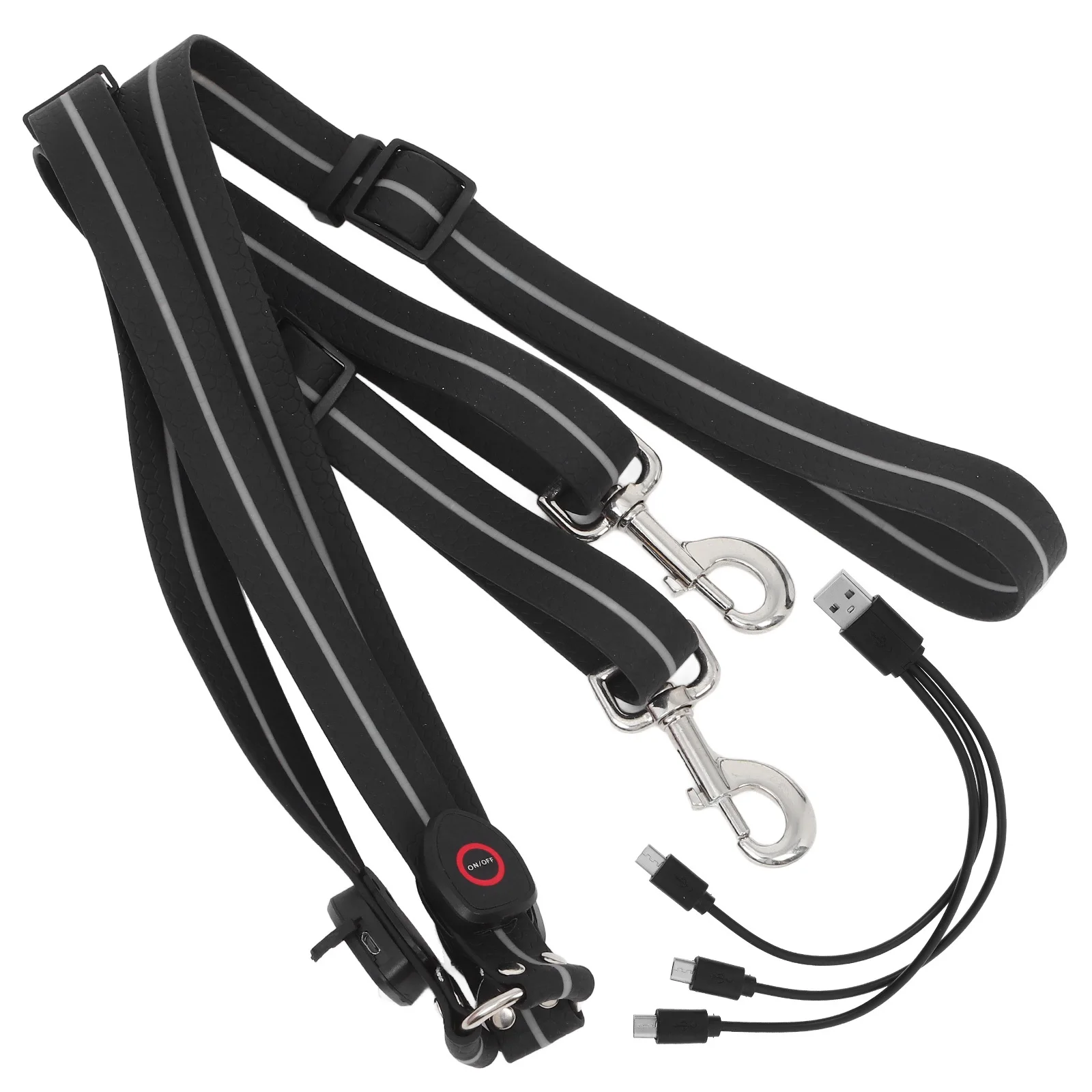 Lichtgevende paardenborstplaat Compacte lichtgewicht led-gloeiende paardenriem voor paardensporttraining Hoge zichtbaarheid Waterdicht