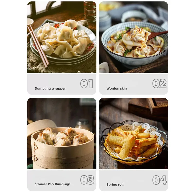 Countertop Dough Sheet Forming Implement Electric Dough Pressing Equipment for Snack‑Shop‑Dumpling‑Skin‑Production‑Tasks