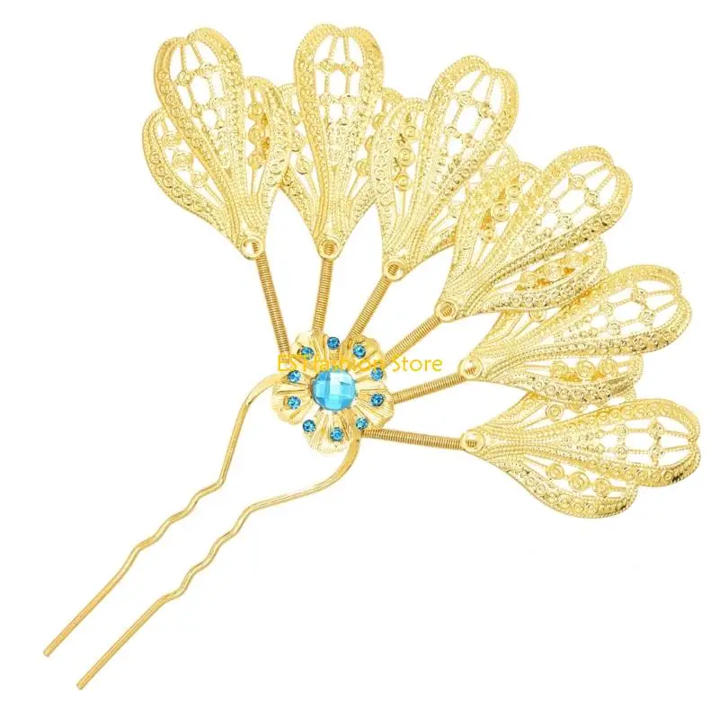 Y5GC Fashionable Irregular Hairpin Alloy Hair Accesories for Women Embracing Vintage in Daily and Prom Occasion