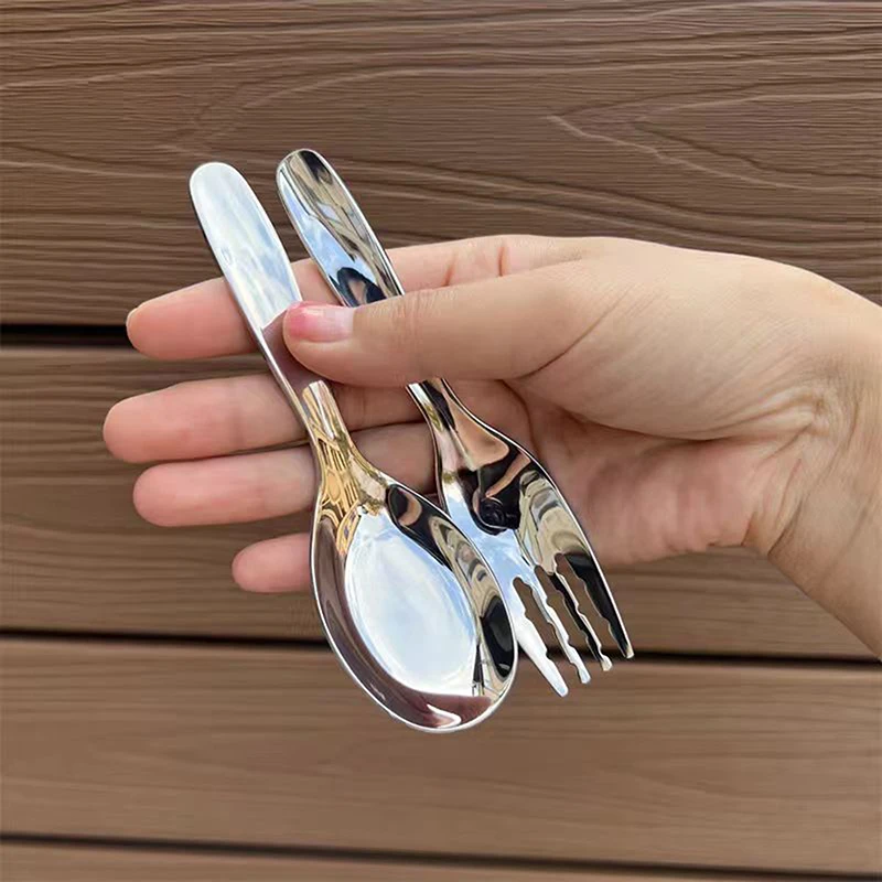 Stainless Steel Round Spoon Net Red Golden Dinner Long Handle Stirring Dessert Spoons For Kitchen Accessories Gadgets