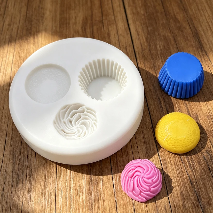 Ice Cream Shape Silicone Mold Sugarcraft Chocolate Cupcake Baking Mold Fondant Cake Decorating Tools