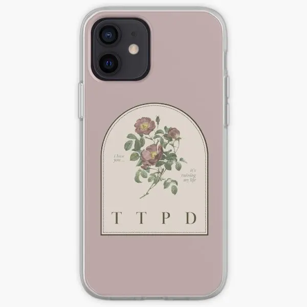 Vintage Tortured Poets Department Floral  Phone Case Customizable for iPhone X XS XR Max 6 6S 7 8 Plus 11 12 13 14 Pro Max Mini