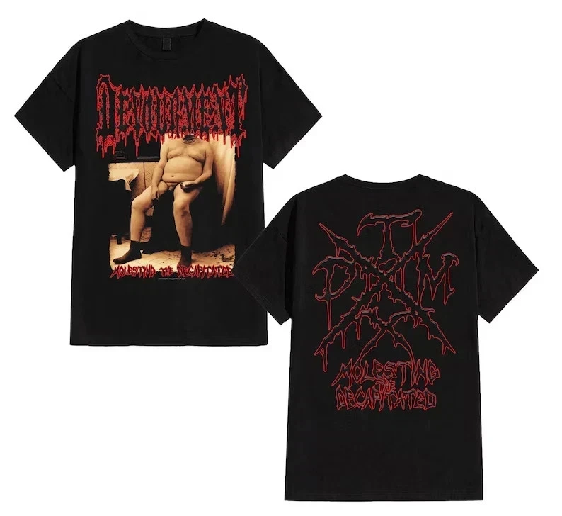 Devouring Harassment, Beheaded T-shirt, Daily Outdoor Retro Men's and Women's T-shirt, Fan Commemorative Printed T-shirt