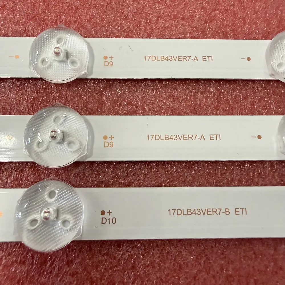 LED Strip For 17DLB43VER7-A LUXER LUX0143008 VES430QNDL-2D-N91 JVC LT-43CF890 E43UHDHDRS3Q 43HAK6150U Panasonic TX-43HX580B
