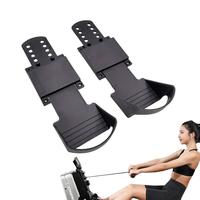 2Pcs Rowing Machine Replacement Foot Pedals Non Slip Elliptical Machine Pedals Home Indoor Gym Rowing Bicycle Foot Pedels