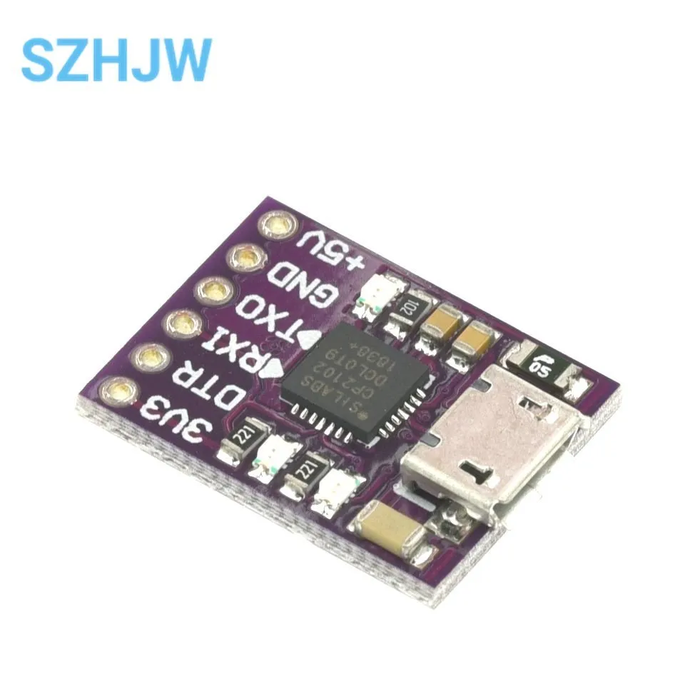 CP2102 Type-C MICRO USB To UART TTL Module 6Pin Serial Converter UART STC Replace FT232