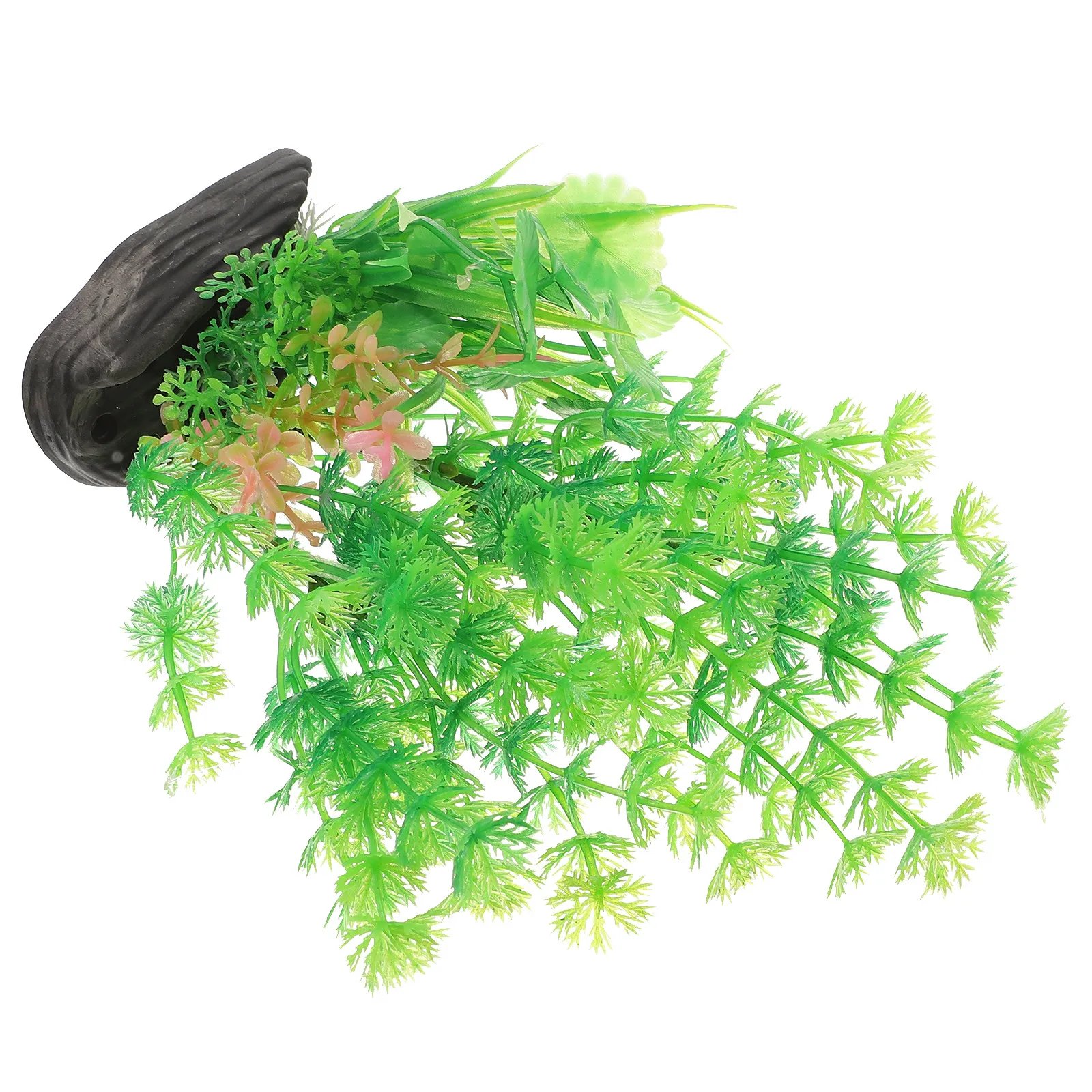 シックなデスクトップ水槽草飾り 安全な非水槽用植物 プラスチ - Non Planted Aquarium Fish のレビューと価格