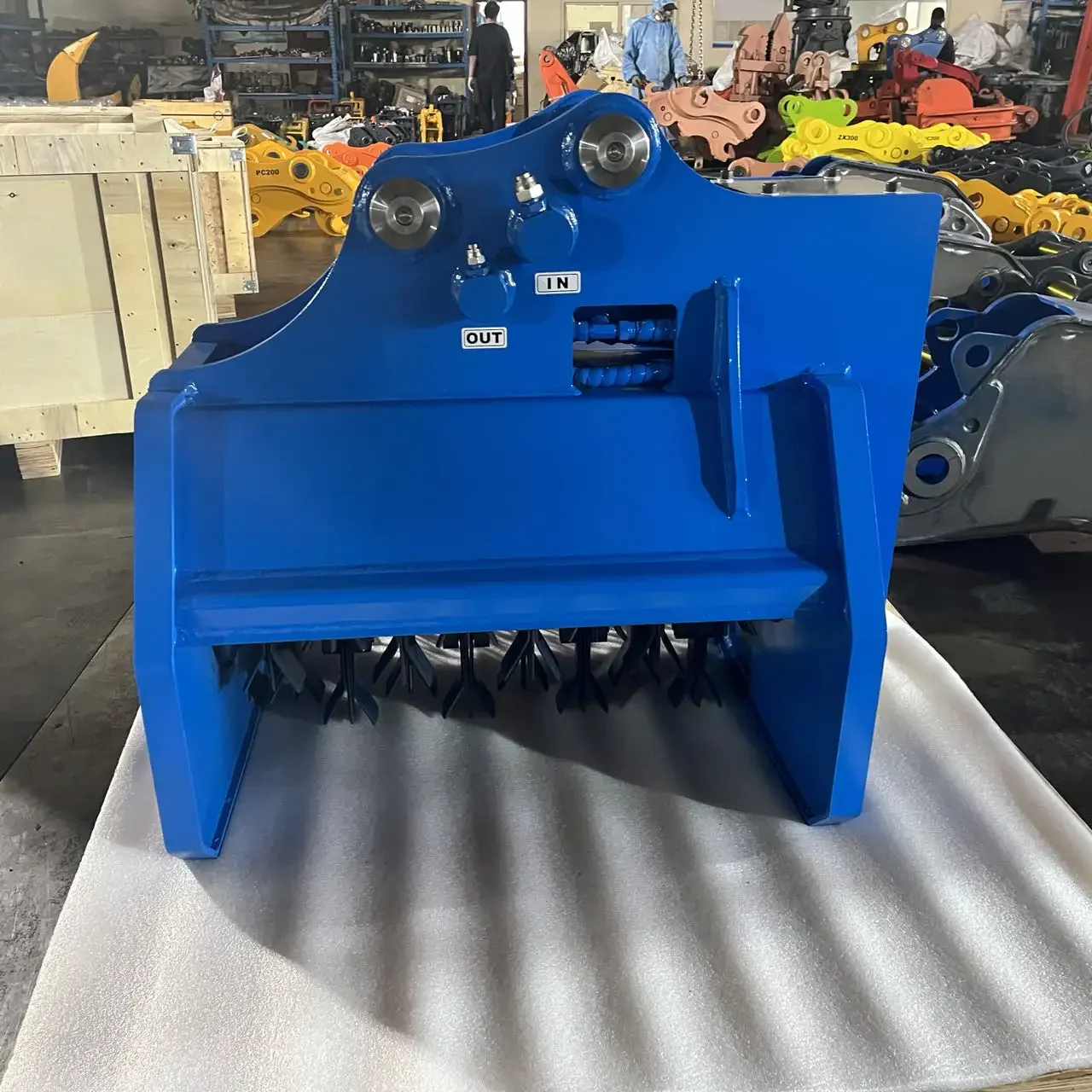 2-4톤 공장 출고가 전기식 잔디깎이 미니 굴삭기 잔디 분쇄기 판매