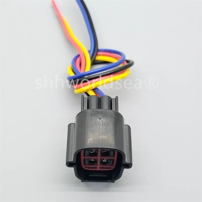 

1Set 4pin auto sealed plug E-3938WPT-182(Tin)1U2Z-14S411-AUA electrical wiring harness waterproof connector