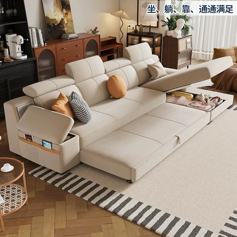 CX Living Room Storage Tofu Block Vertical Arrangement Imperial Consort Sofa Bed Folding Dual-Use