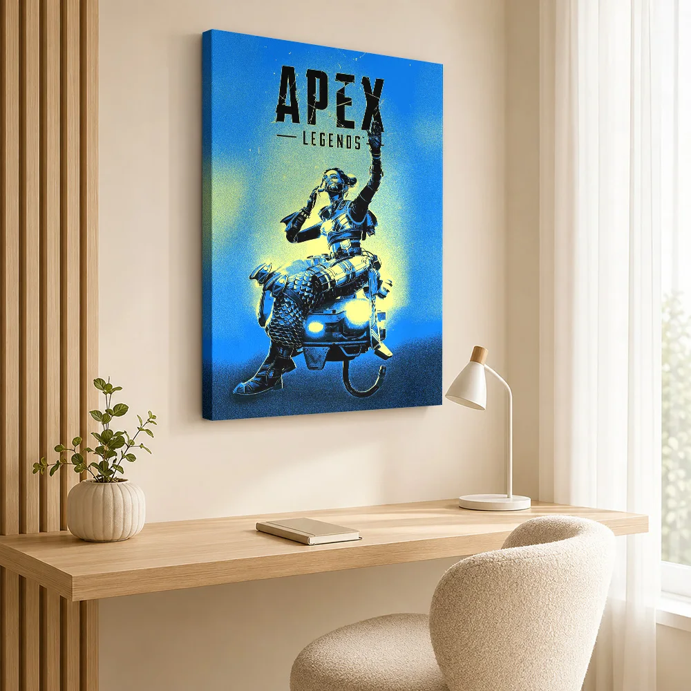 Apex Legends Character  Art Framed Canvas Print Poster Personalized Photo Gaming Anime Wall Paintings Decoration for Game Room