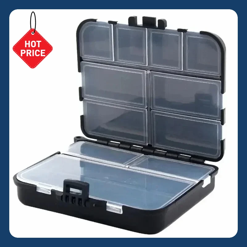 

Ящик для хранения Luia со свинцовой головкой, коробка для рыболовных принадлежностей, ящик для хранения рыболовных деталей, крючков с ручной веревкой, аксессуары для рыболовных снастей