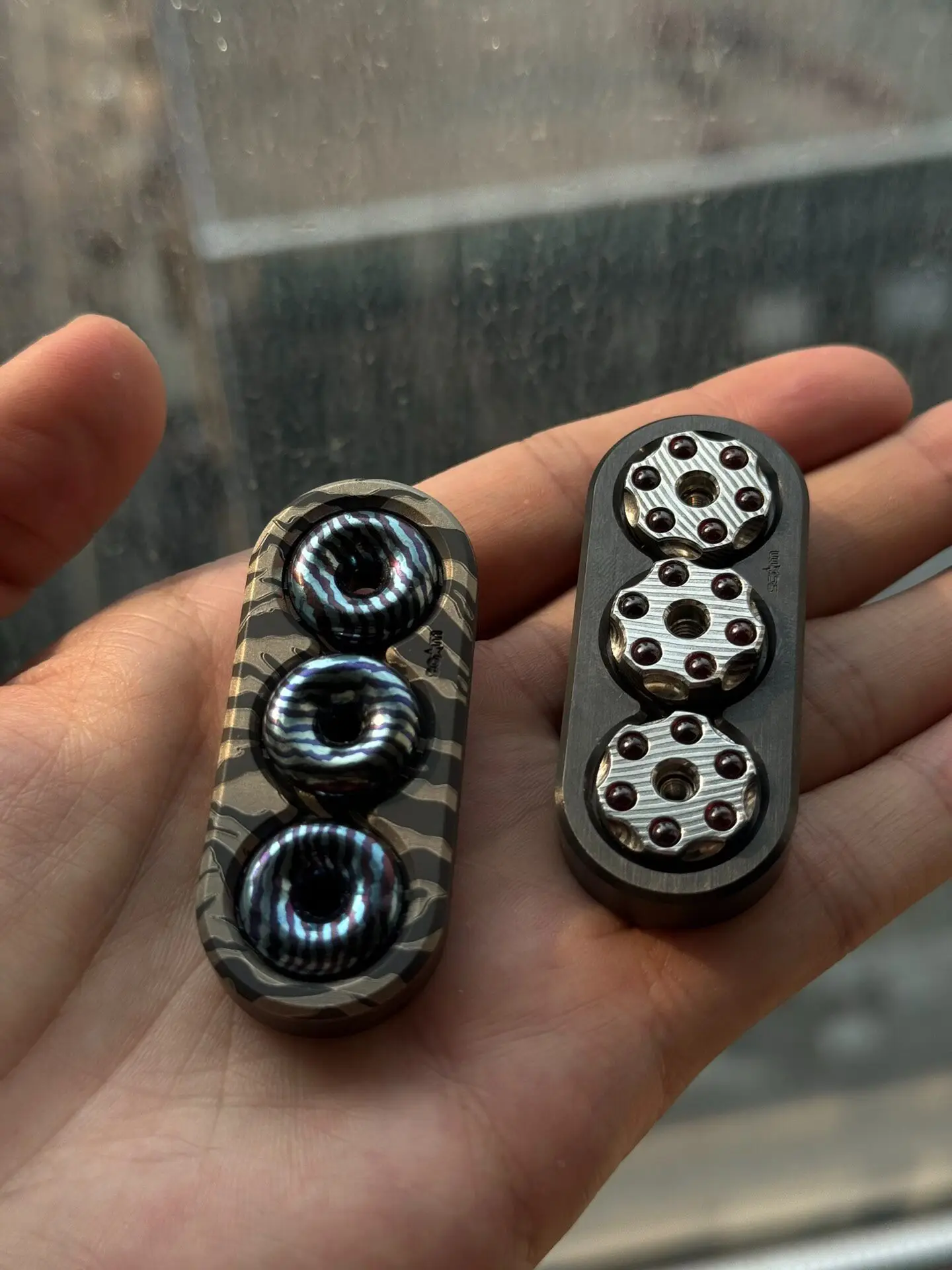 Pre-owned EDC Lei Ge Triple Metal Fidget Toy